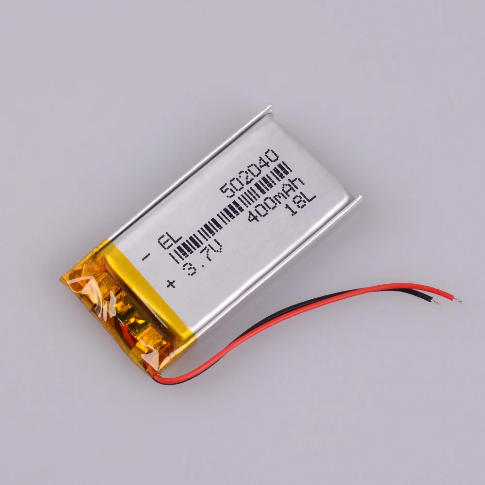 502040 3.7V 400mAh litowo-jonowy akumulator polimerowy do MP3 długopis czytający PAPAGO S36 zestaw słuchawkowy Bluetooth okulary 3D