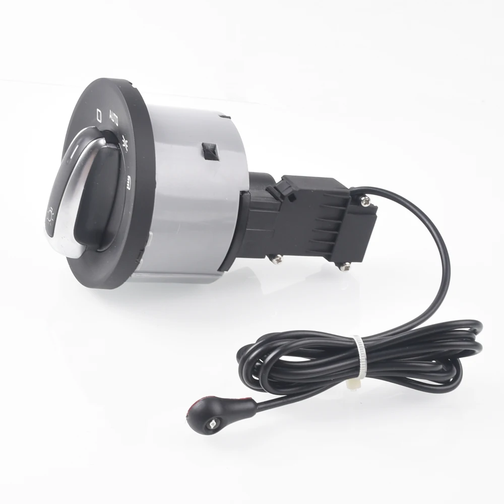 For Skoda Octavia II Combi 1Z5 1Z3 Chrome Auto Headlight Switch Replace module 1ZD941431 Add automatic 1Z094143k