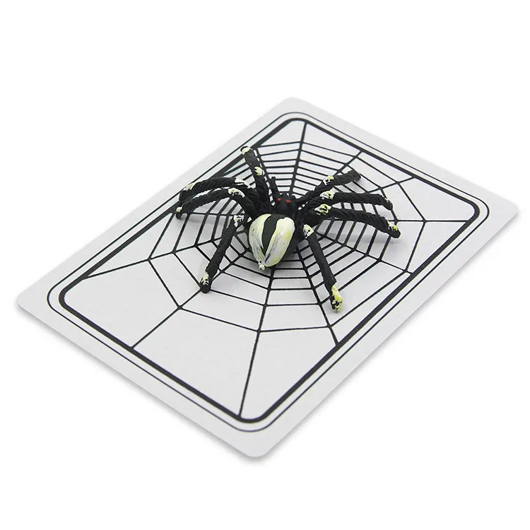 Spider And Net Magic Tricks Card Appearing Magica Magician Closed Up Illusions Gimmick Props Magie The Web Trick Card Magia