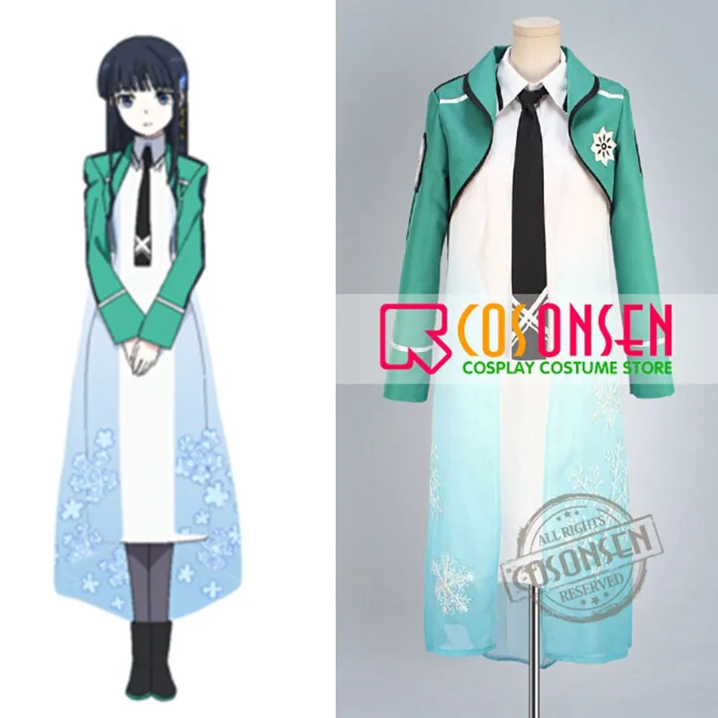 

COSPLAYONSEN The Irregular at Magic High School Miyuki Shiba Cosplay Costume All Size Custom Made