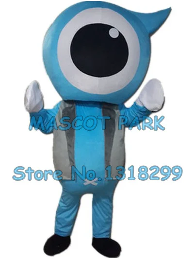 Costume da mascotte bulbo oculare blu personaggio dei cartoni animati personalizzato cosply formato adulto costume di carnevale 3290