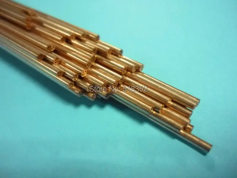 

1.3mmx500mm Multihole Ziyang Copper Electrode Tube for EDM Drilling Machines