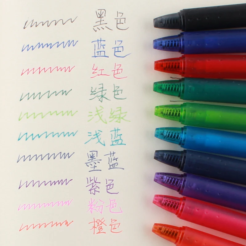 1PCS Pilot Frixion LFBK-23EF Color Thermal Erasable Gel Pen Student Office Erasable Gel Pen 0.5mm