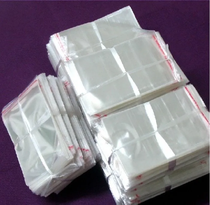 

5000pcs 6*10cm Small Size Clear Self Adhesive Bags Plastic poly Opp Bags Candy Cookie Jewelry Packing Resealable Packaging Bag