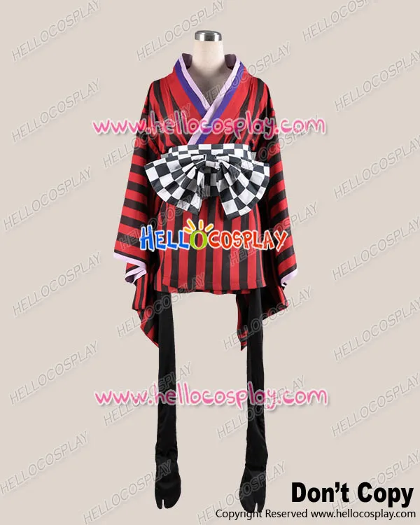 Inu x Boku SS Chapter 2 Cosplay Ririchiyo Shirakiin Costume Kimono H008 image 4