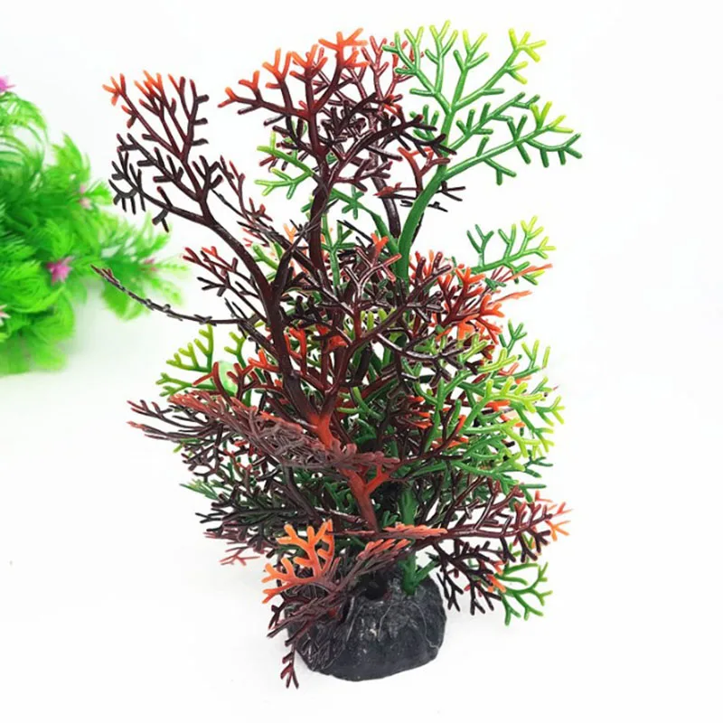 

Fish Tank Aquarium Ornament Plants Artificial Coral Water Grass Landscape Decoration Coral Tree 2 Colors High Quality