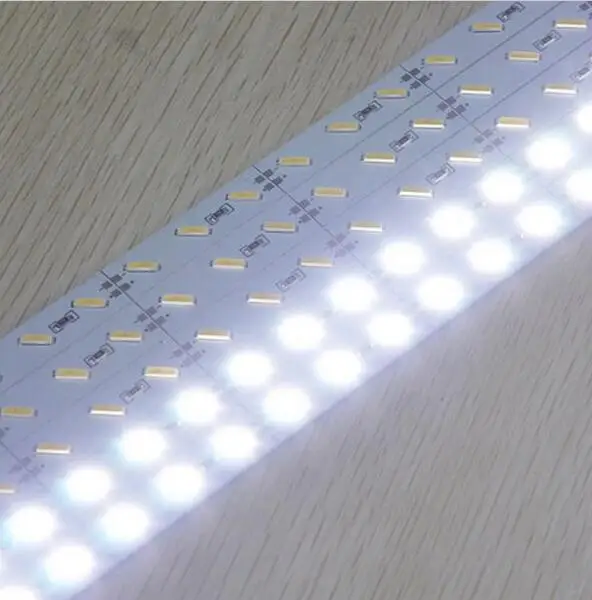 10pcs Super Bright led rigid strip 7020 dc12v 50cm 36led Aluminum Alloy Led Strip light For Cabinet