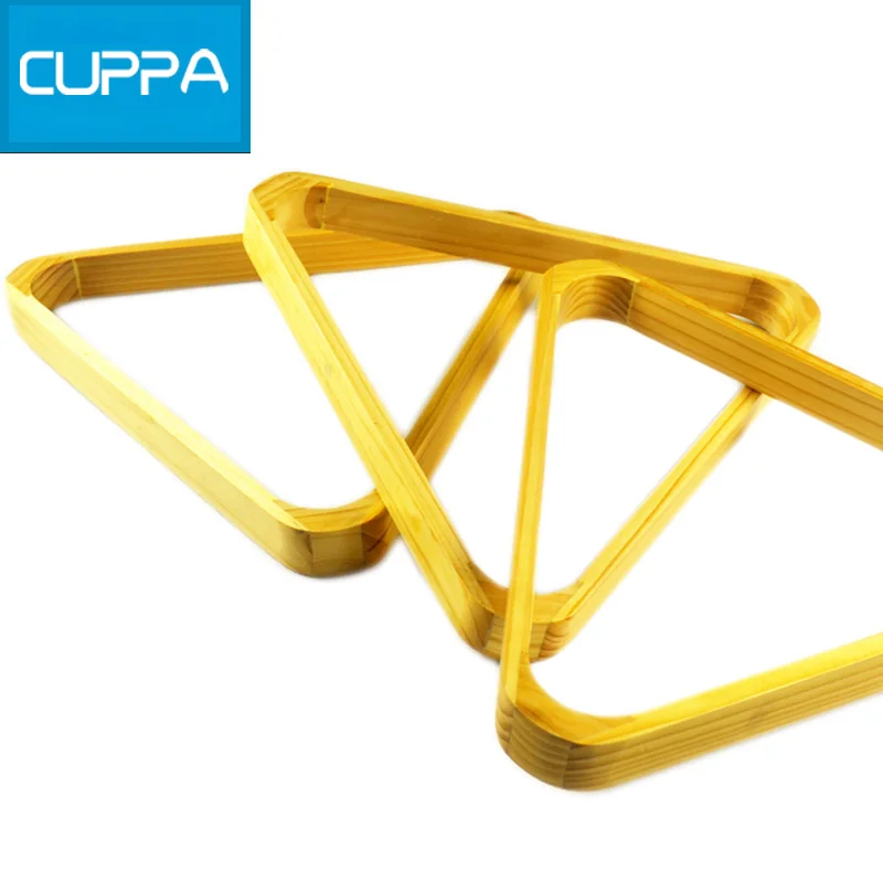 

High Quality Cuppa Pool Ball Triangle Rack Natural Wood Billiards Accessories China