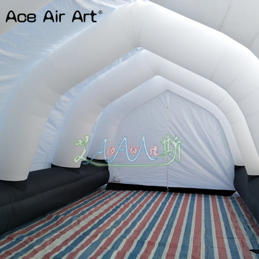 Ecnomic Inflatable Wedding Garage Tent/House,Tunnel Marquee,Car Cover, Work Shop Booth With Removable ZIPPER Curtains For Events