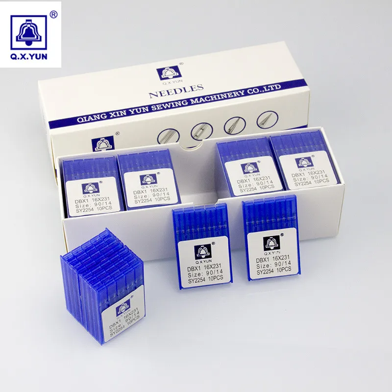 100pcs DBX1 DB1 16X231 14# QXYUN sewing needles accessory for Q.X.YUN BROTHER industrial sewing machine