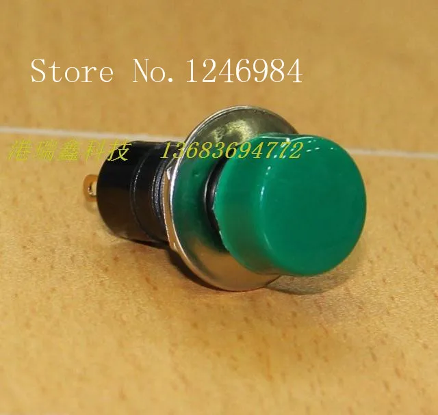 

[SA]HIGHLY HIGHLY electronic switch button switch 12MM round reset button switch PB301B green--100PCS/LOT