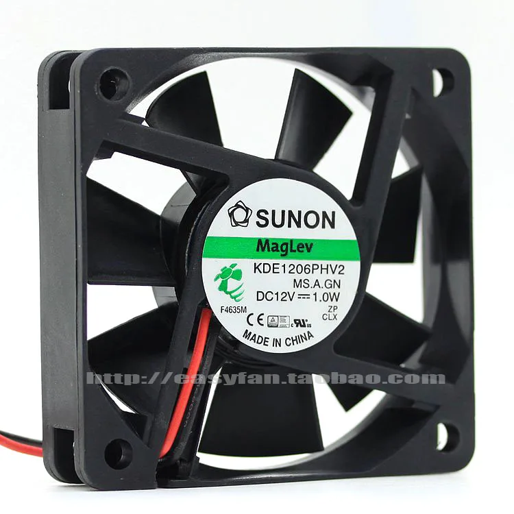 

NEW SUNON KDE1206PHV2 6015 12V 1.0W ATX 6CM cooling fan