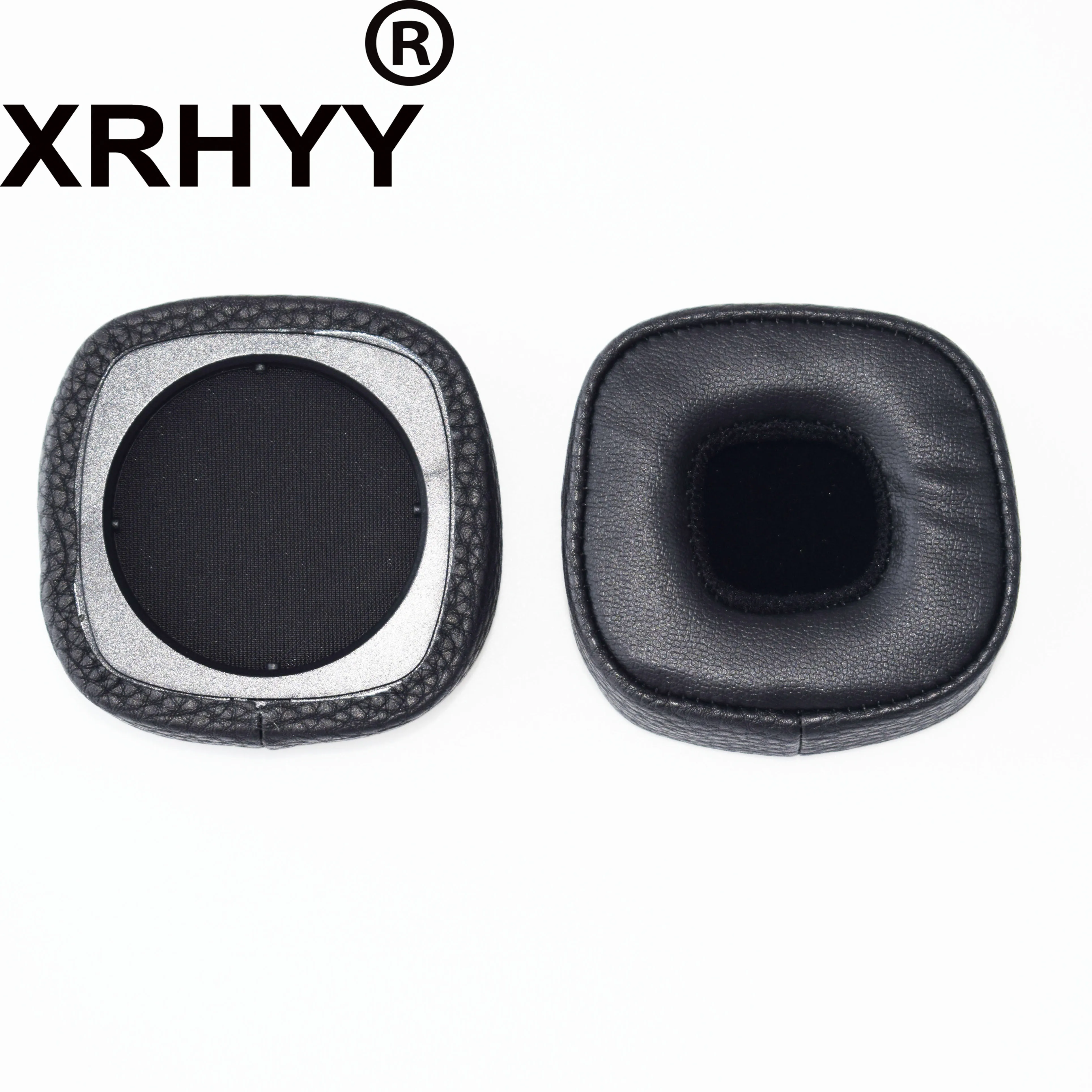 XRHYY 1 Pairs Black Replacement PU Leather Ear Pads Over-Ear Ear pads Cushion Foam Cover For Marshall Major 3 Headphones