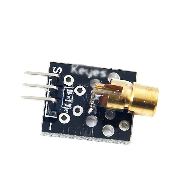 1Pcs New Laser Sensor Module 650nm 6mm 5V 5mW Red Laser Dot Diode Copper