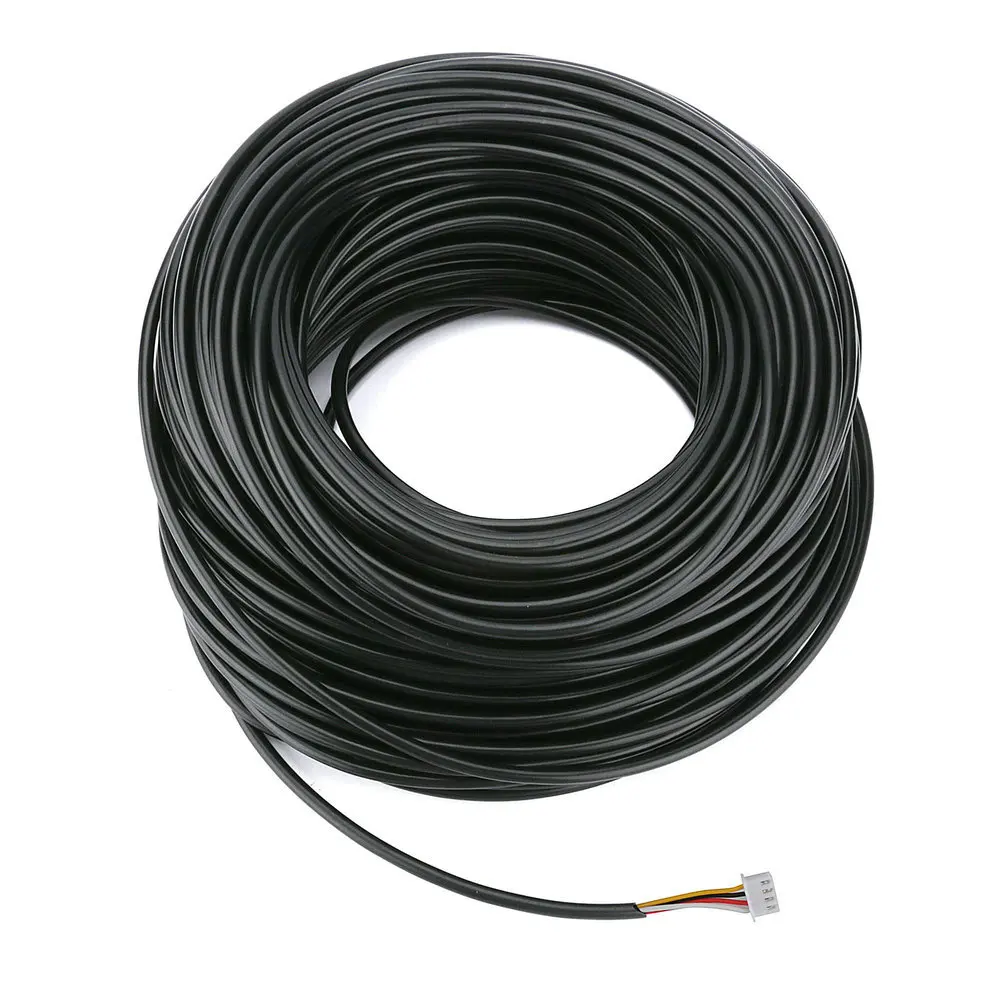 2.54*4P 4 Wire Cable for Video Intercom Color Video Door Phone Doorbell Wired Intercom Cable 50M 30M