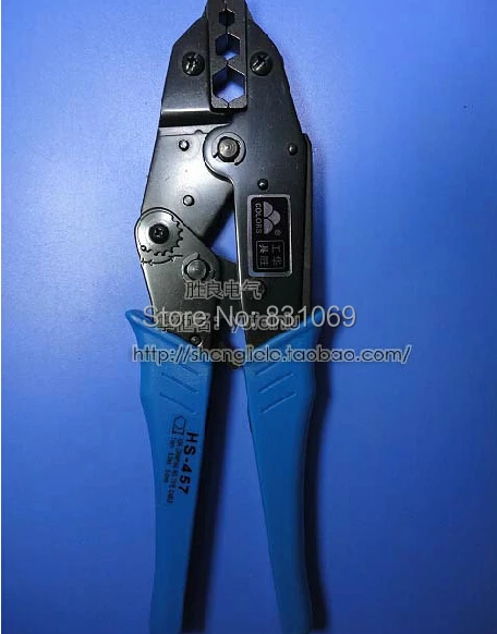 1Pcs  HS-457 Coaxial Cable Ratchet Crimping Crimper Plier Brand New