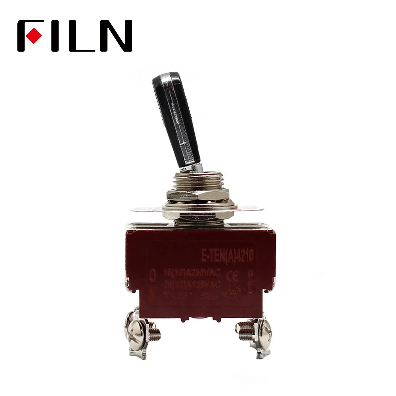 16A250VAC ON OFF 2 Position DPST Heavy Duty 4 screw terminal car auto big Toggle Switch