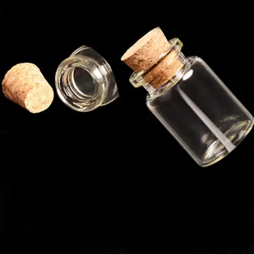 20 Chiếc 15Ml Lọ Thủy Tinh Có Corks Rõ Ràng Lọ Cưới Trống Lọ 30*40Mm