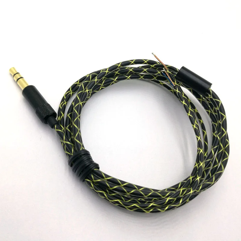 5NlC-OFC cobre único cristal fone de ouvido super macio fio febre reparação atualização metal plug ie800 fio diy cabo fone de ouvido