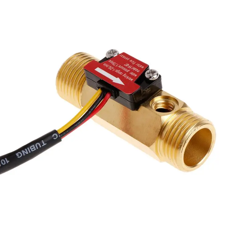 Imagem -05 - Medidor de Fluxo Digital Medidor de Temperatura e Vazão de Água com Sensor g1 2