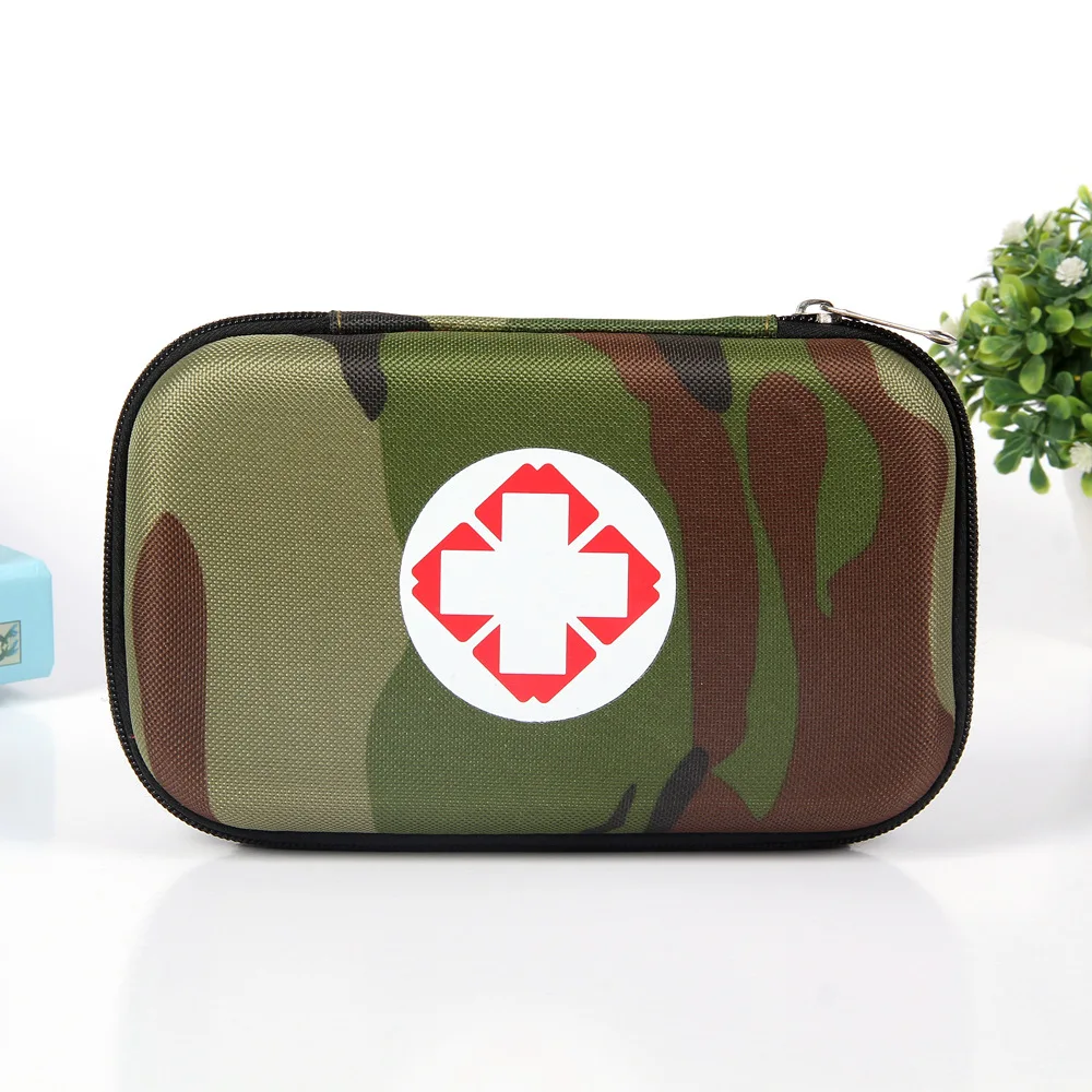 สีแบบพกพากลางแจ้ง EVA First Aid Bag Multi-Layer กันน้ำ Medical Treatment ชุดฉุกเฉินสำหรับค่ายรถบ้าน