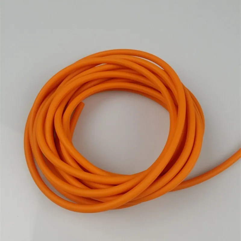 Natural Latex Slingshots Rubber Tube 0.5/1/2/3/4/5M for Hunting Shooting High Elastic Tubing Band Accessories 2mmX5mm Diameter