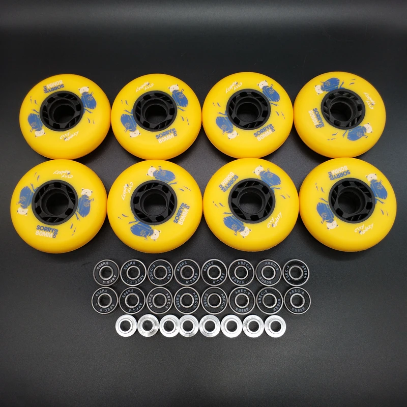 Free shipping roller skate wheel 85A fsk wheel inline roller