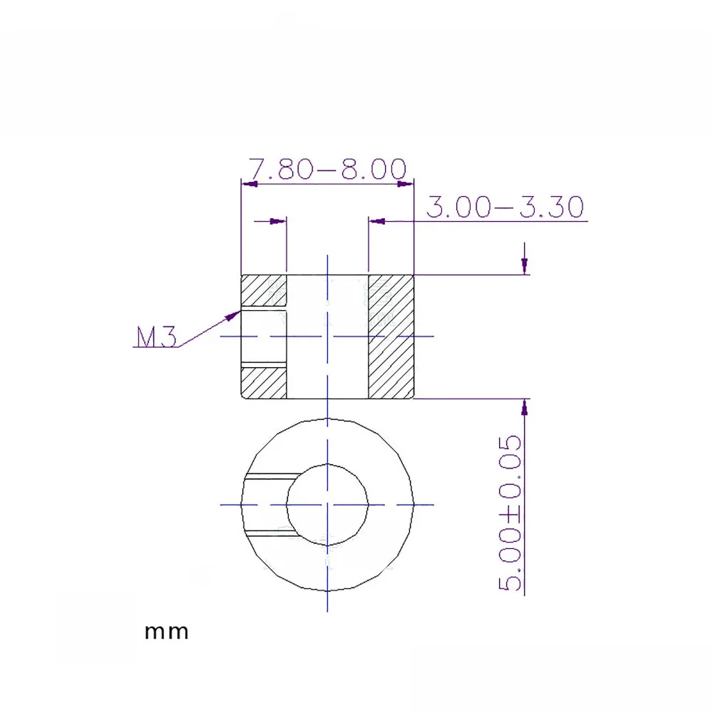 100 PCS M3 Runde Muttern Mit Seite Loch Rost Lock Schnalle Muttern Rost Beweis Ni vernickelt/Schwarz Zink ni vernickelt