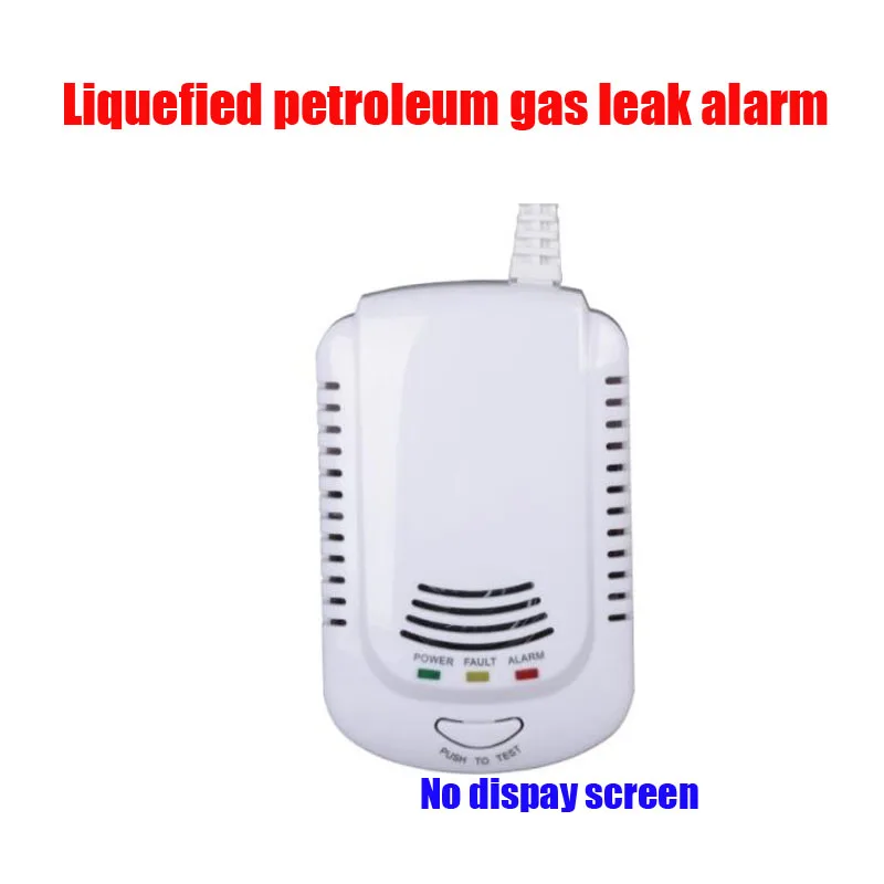 Home Standalone Plug-In Combustible With Voice Warning Alarm Sensor lpg gas leak detector