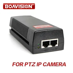 1000Mbps Gigabit 60W Hi Power POE Injector Compatible IEEE802.3bt DC 54V Output 100-240V Input POE Power For CCTV PTZ IP Camera