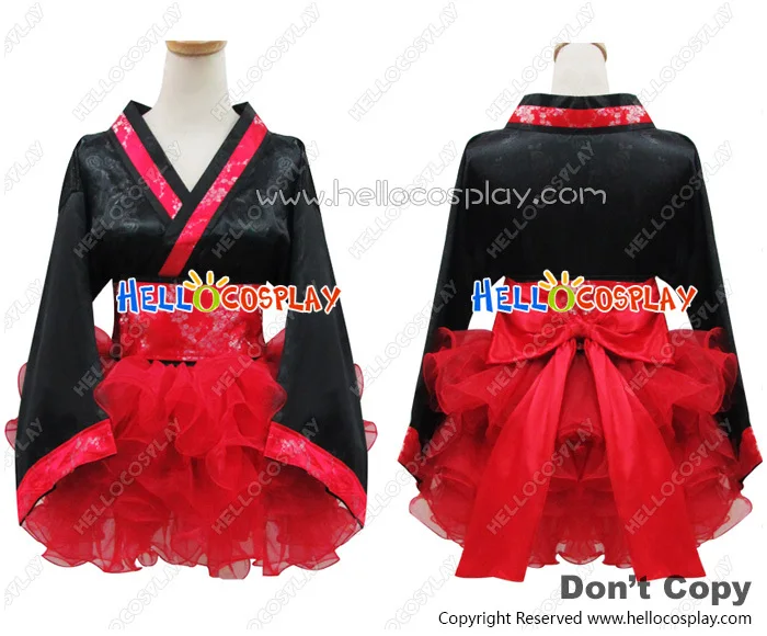 

Angel Feather Cherry Kimono Dress Costume Cosplay Outfit H008