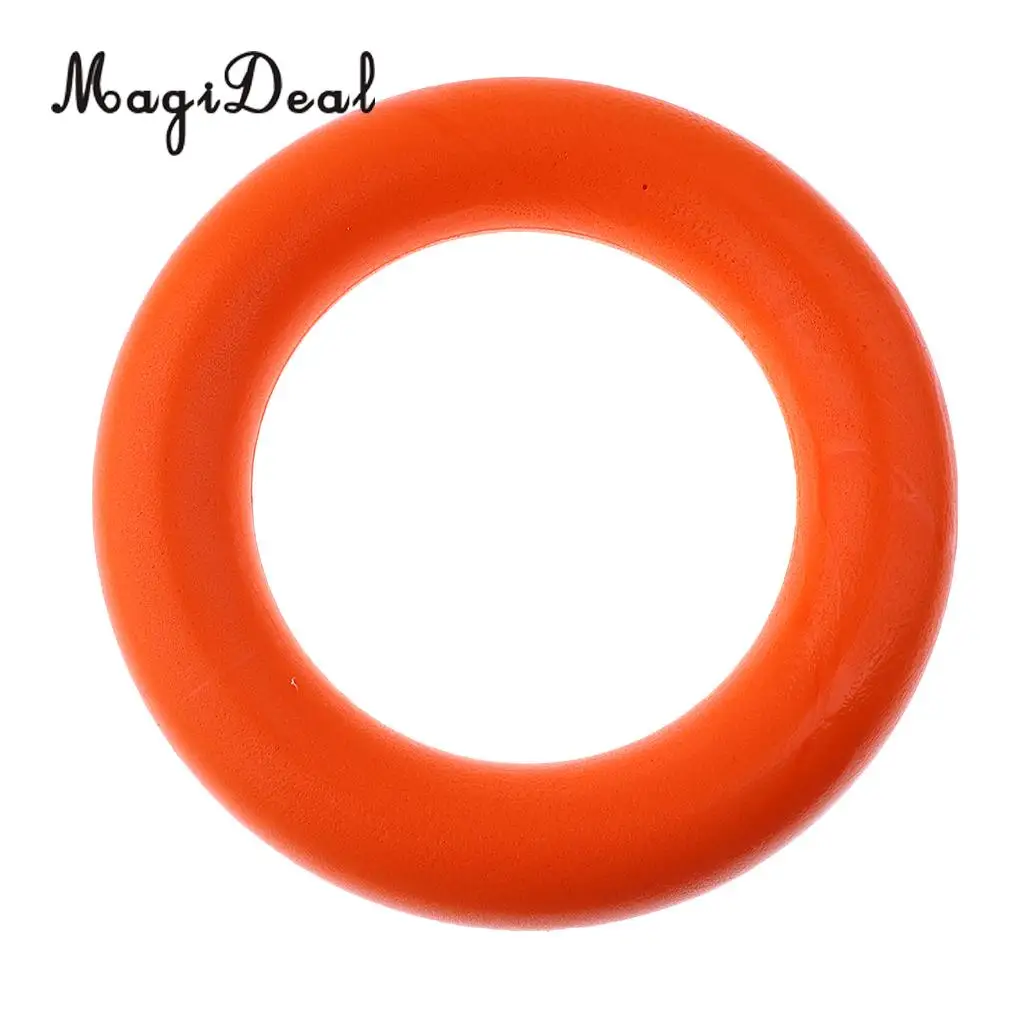 MagiDeal Rubber Round Floating Ring Float Buoy for Water Sports Sailing Boating Swimming Life Saving Rope Cord