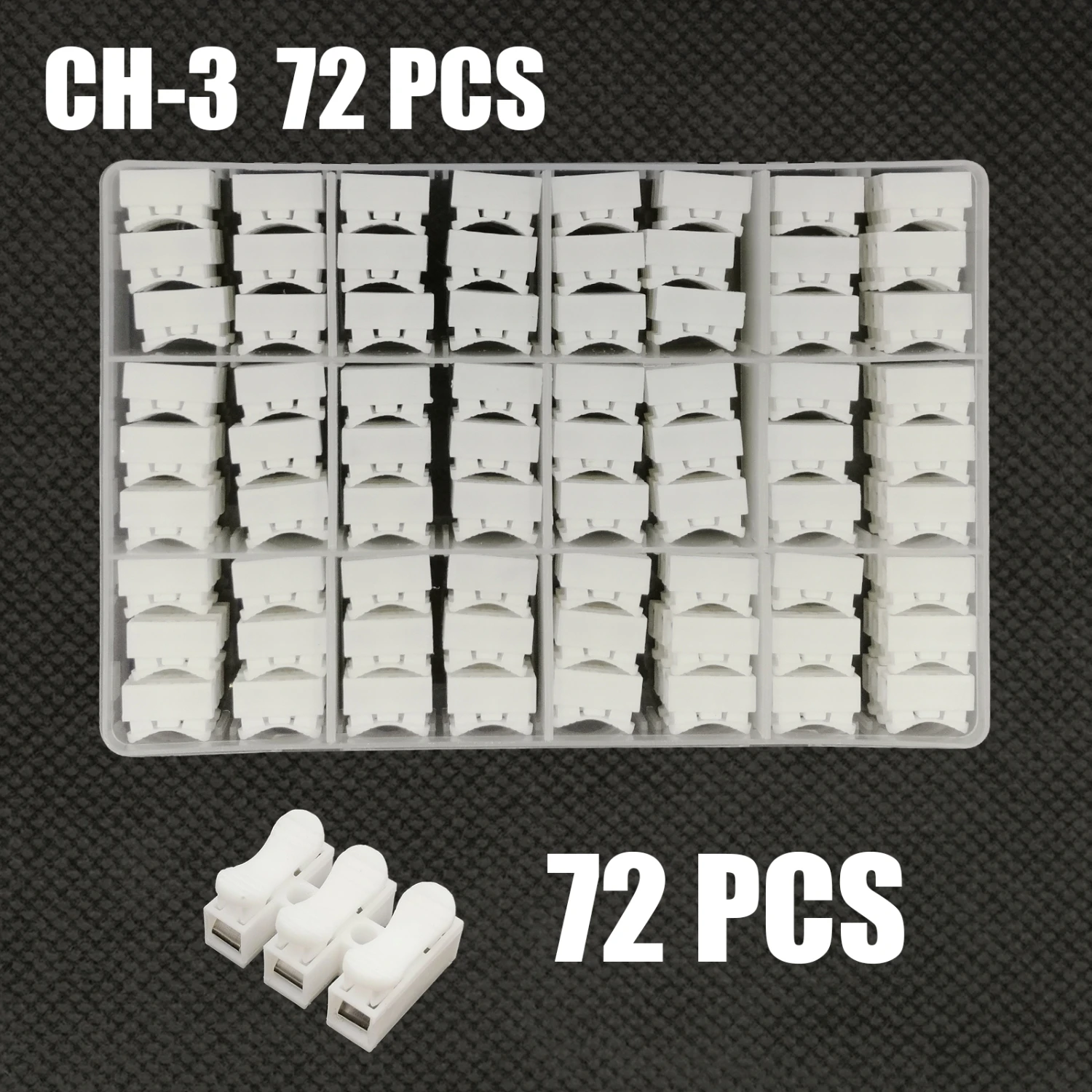 CH-2 CH-3 G7 White Color Model Wire Connector Voltage 250V Wiring Terminal Block Free Russia Shipping