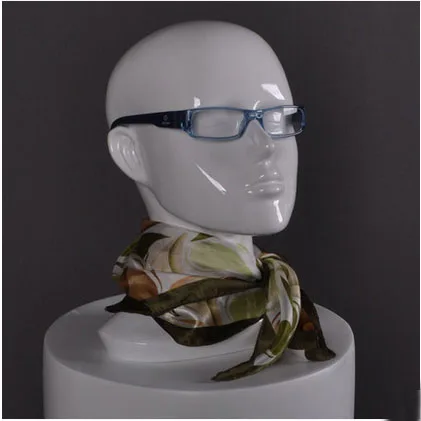 Free Shipping!! Fashionable Hot Sale Fiberglass Female Head Mannequin Gloss White Mannequin Head On Sale
