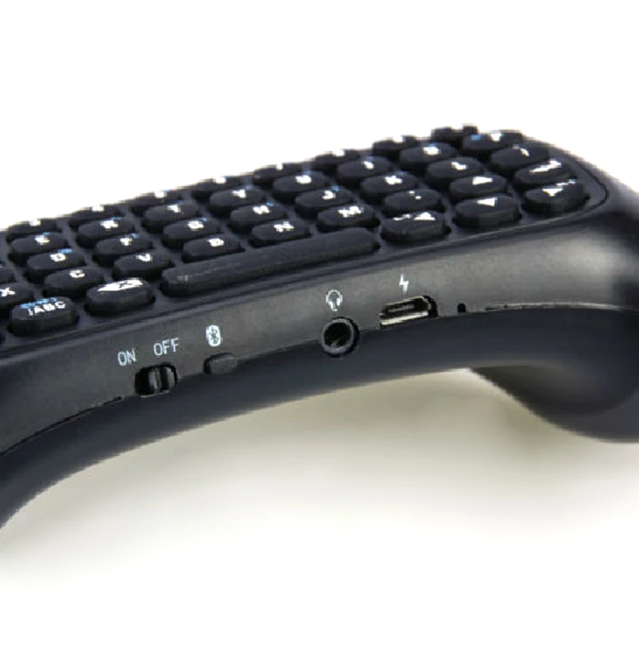 새로운 최고 품질 블루투스 호환 미니 무선 핸들 키보드 PS4 컨트롤러 블랙 핸들 없음, 1PCS