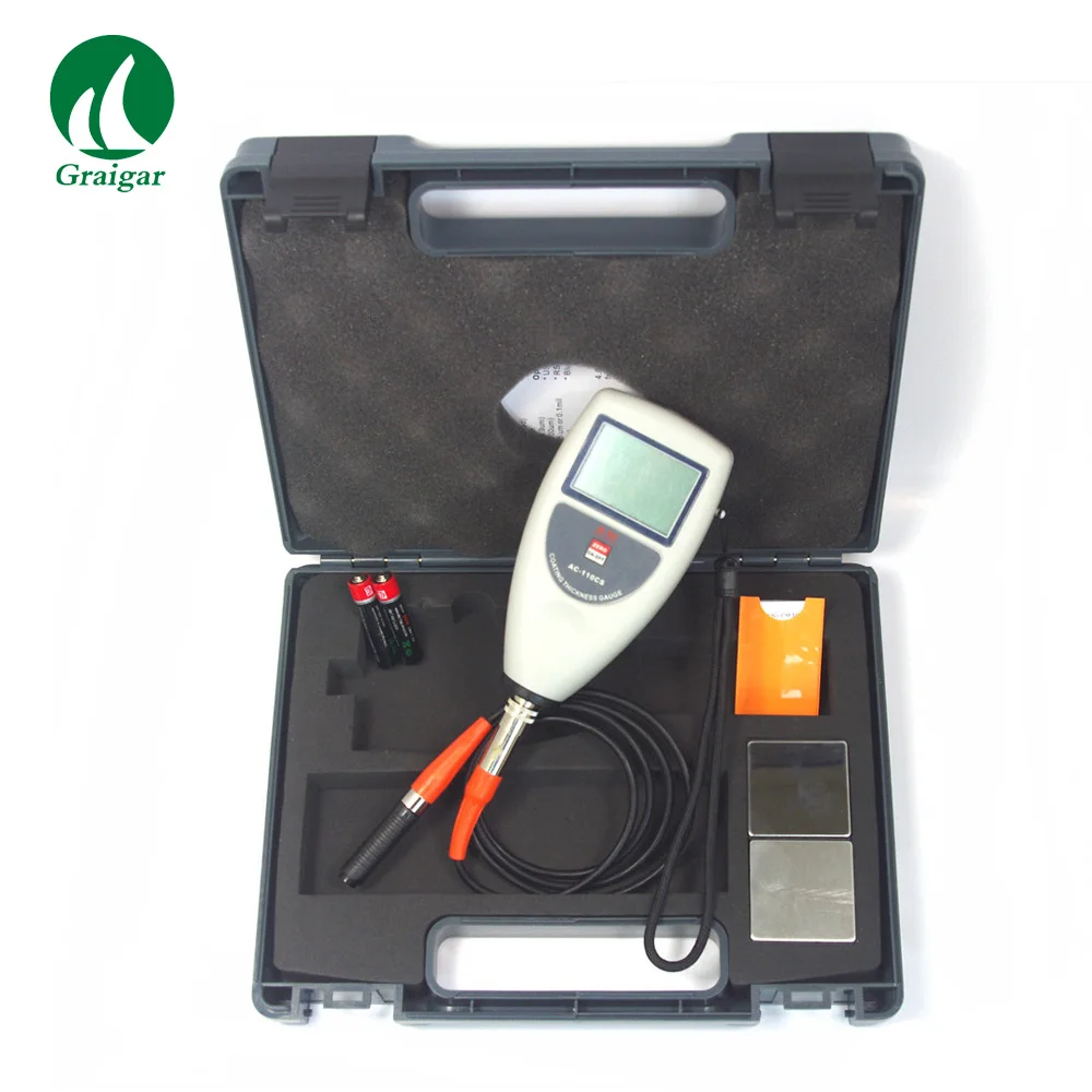 Portable Digital Coating Thickness Gauge AC-110CS Thickness Measurement Tester no damage measurement