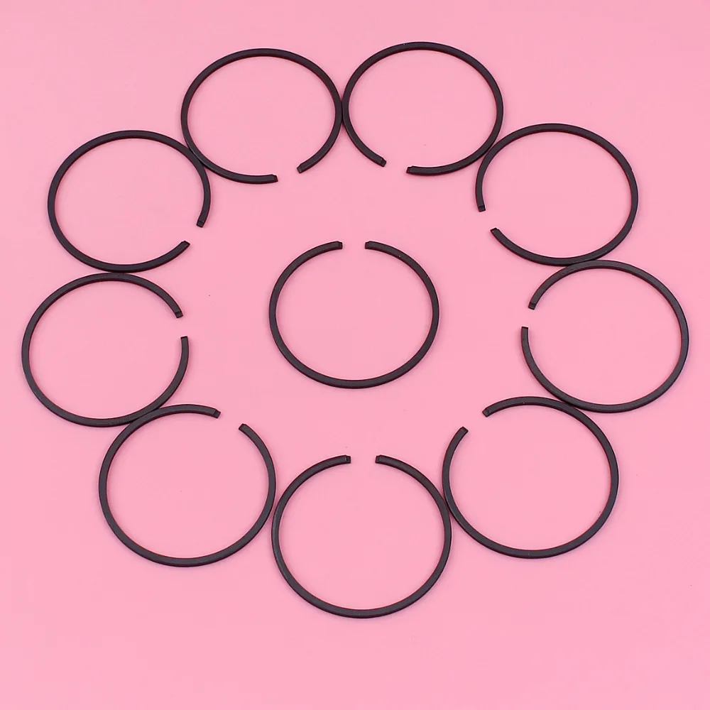 Juego de anillos de pistón para Motor Stihl, piezas de repuesto de 40mm x 1,5mm para desbrozadora, FS250, FS280, FS290, 10 unids/lote
