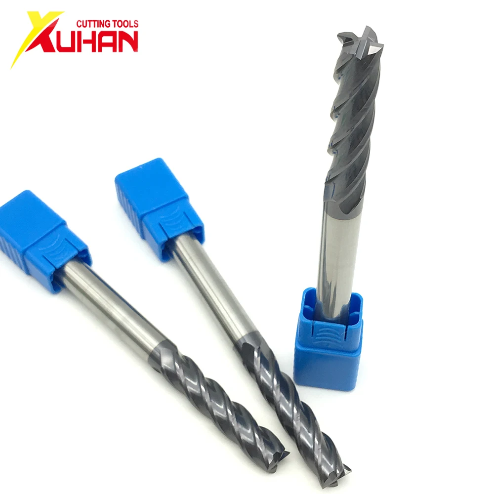4 الناي Φ12.0 * 12D * 150L HRC50 آلة تحكم رقمي بالكمبيوتر الصلبة كربيد endmill التنغستن الصلب قاطعة المطحنة نهاية مطحنة أداة القطع endmill