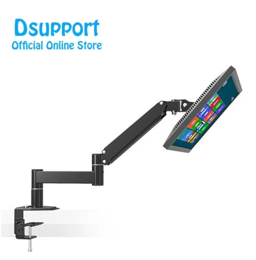 

Desktop Rotating 13"-24" LCD LED TV Mount Computer Monitor Holder Retractable Arm VESA 75/100 Load 5.5kgs Wall Distance 630mm