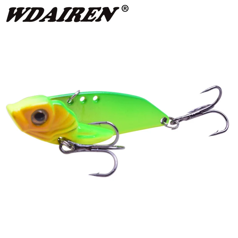 WDAIREN New Model Metal VIB Fishing Lure 48mm 9.5g Winter Ice Fishing Wobblers Sinking Bait Crankbait Vibration Spinner bait