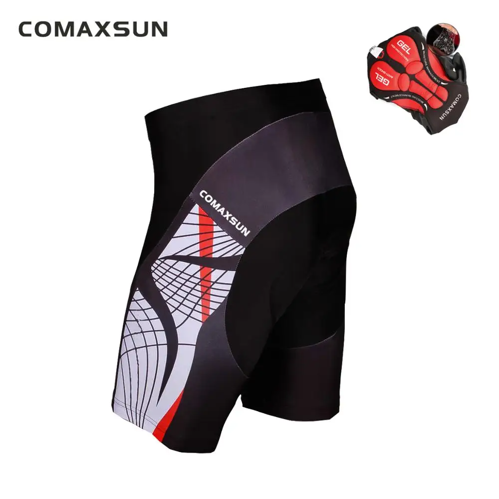 COMAXSUN Men's Cycling Shorts 3D Padded Bike/Bicycle Outdoor Sports Tight S-3XL 6 Style