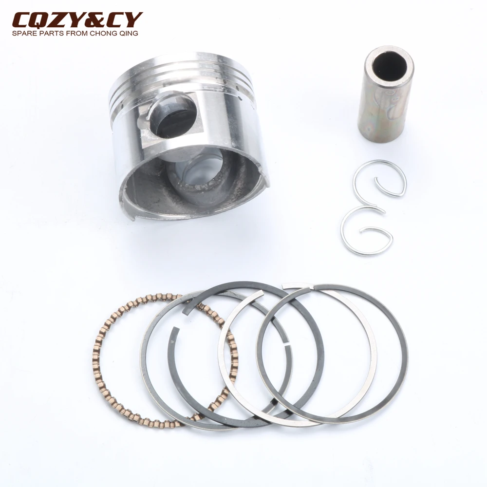 39mm 44mm 47mm 50mm Piston Kit for GY6 50cc 60cc 80cc 100cc 139QMA 139QMB 4-stroke Scooter Karting ATV Cart 13mm