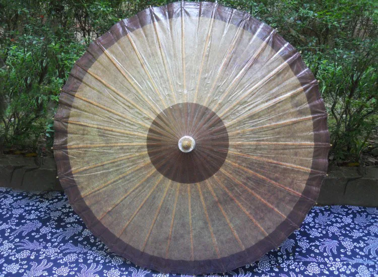 Retro Round Circle Umbrella High Quality Waterproof Dancing Prop Festival Collection