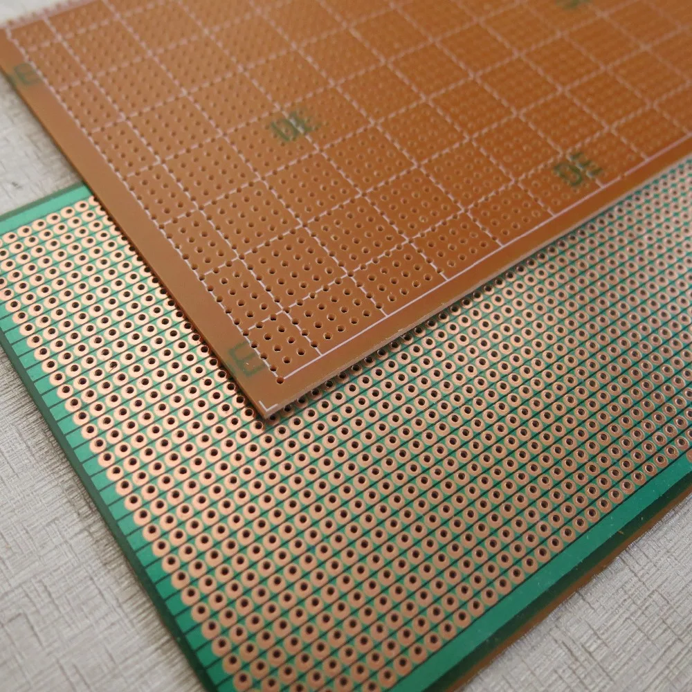 2 pcs/lot Stripboard Veroboard vero Board Single Side 10x24.5cm 2.54mm bakelite universal experiment circuit board PCB Platine