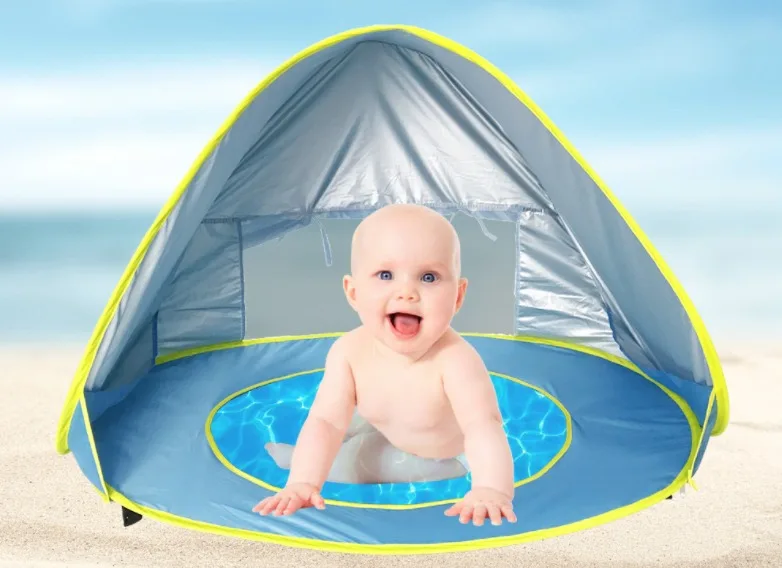 Baby Infant UV Sun Protection Beach Pool Shade Tent Shelter Portable For Kids