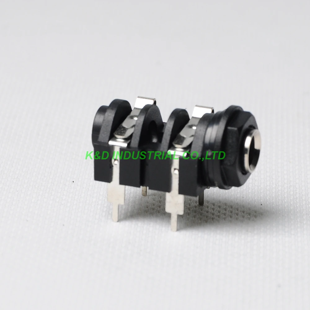 Acantilado-conector para teléfono 1/4 de 6,35 pulgadas, 4 pines, auriculares, tubo de Audio Amp, guitarra Mono, 10 Uds.