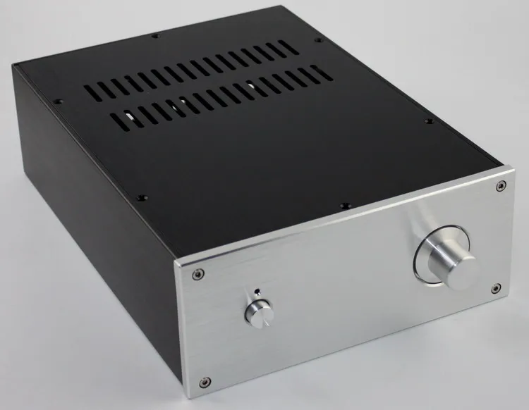 

WA38 Full aluminum amplifier chassis / Pre-amplifier / DAC Decoder / AMP Enclosure / case / DIY box (218*92*308mm)