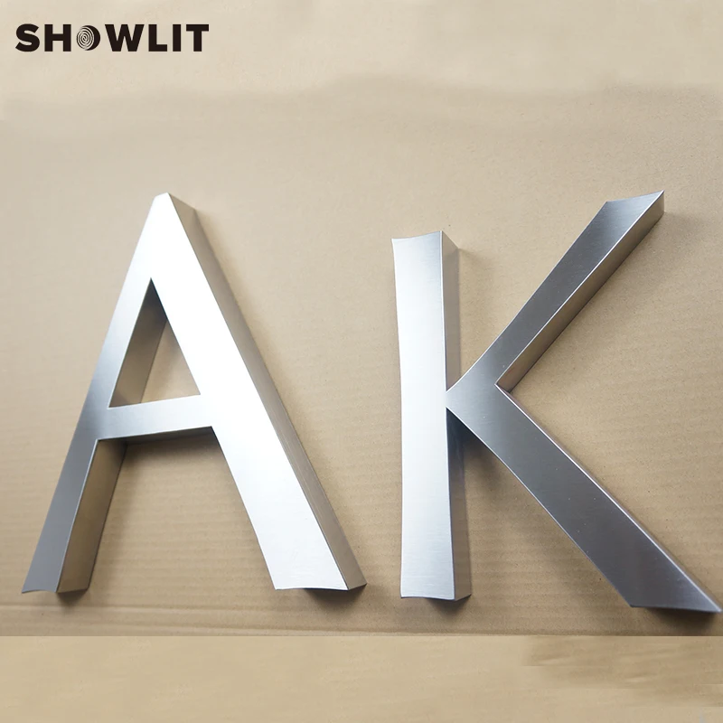 High Quality Professional Design Precision Producing Stainless Steel Outdoor Sign Letters