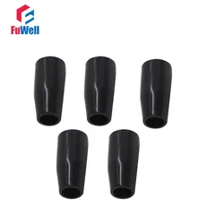 5pcs Long Sleeve Knob M6/M8/M10/M12/M16 Thread Machine Tool Replacement Bakelite Black Hand Sleeve Lever Knob