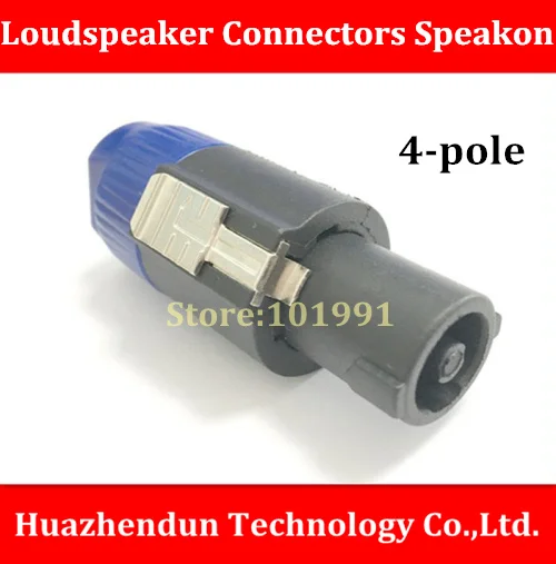 High Quality  New Type  Product  3PCS/LOT NL4FX-POS Loudspeaker Connectors Speakon 4 pole Skin Pack    Audio Speaker Connectors